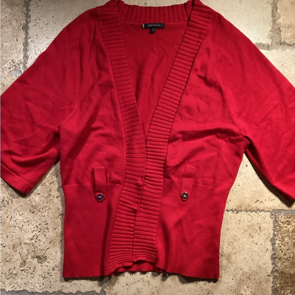 Ann Klein cardigan sweater -SZ L
@9